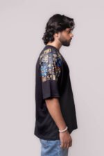 Men’s Black Tribal Graphic T-Shirt – Bold Streetwear - Image 4