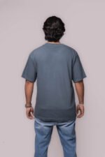 Men’s Grey Oversized Graphic T-Shirt – Peace of Money Edition - Image 2