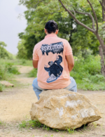 Men’s Peach Polo T-Shirt – Revolution Streetwear Edition - Image 2