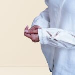 White Cutwork Linen Shirt | Minimalist Everyday Elegance - Image 4