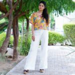 Women’s Yellow Floral Printed Top – Summer Breeze Edition - Image 6