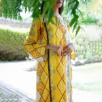 Yellow Floral Printed Lawn 2-Piece Suit for Women - Image 6