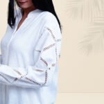 White Cutwork Linen Shirt | Minimalist Everyday Elegance - Image 3