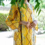 Yellow Floral Printed Lawn 2-Piece Suit for Women - Image 3
