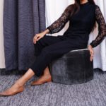 Elegant Black Lace Top for Women | Chic Long Sleeve Party Blouse - Image 4