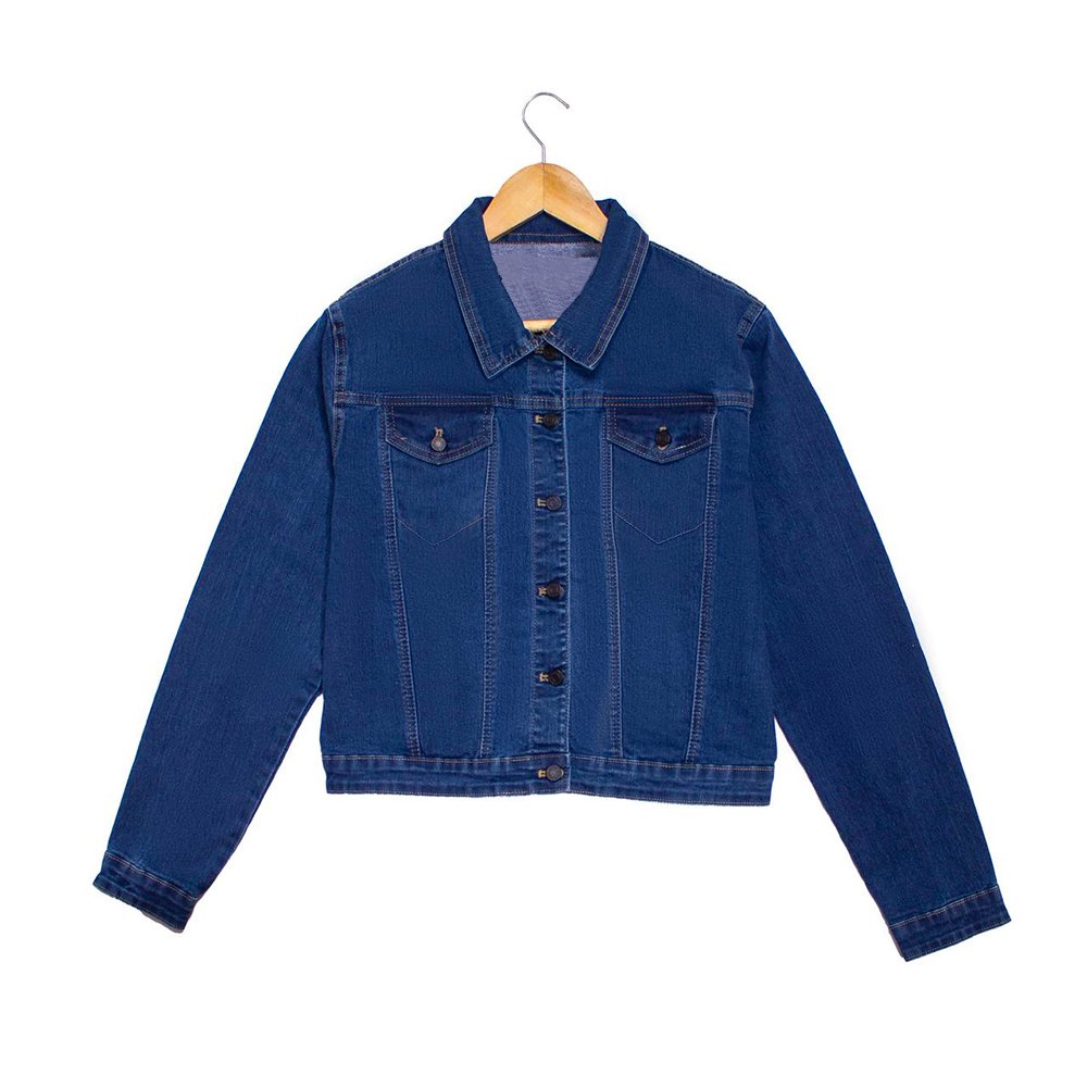 1.1 (1) Girls Classic Blue Denim Jacket - Image 1